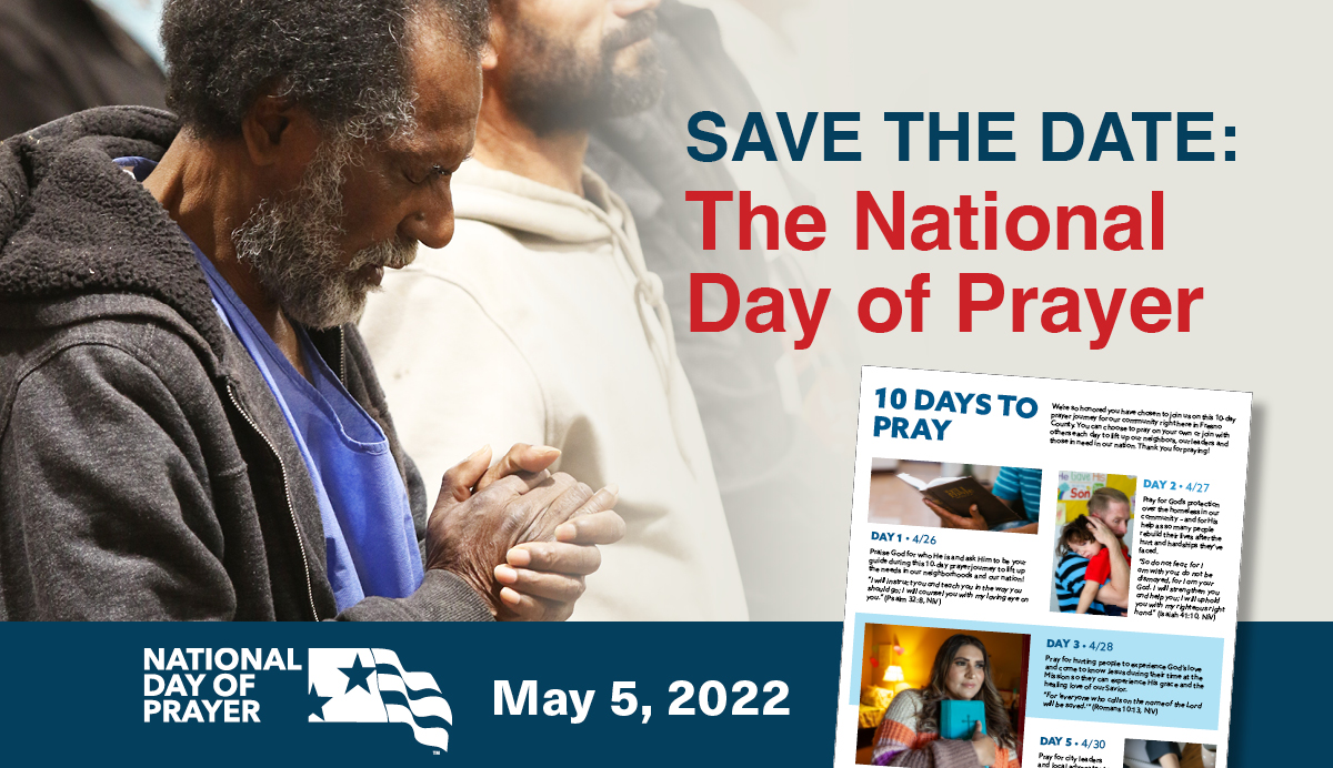 Save the date for The National Day of Prayer